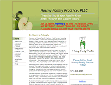 Tablet Screenshot of hussnyfamilypractice.com